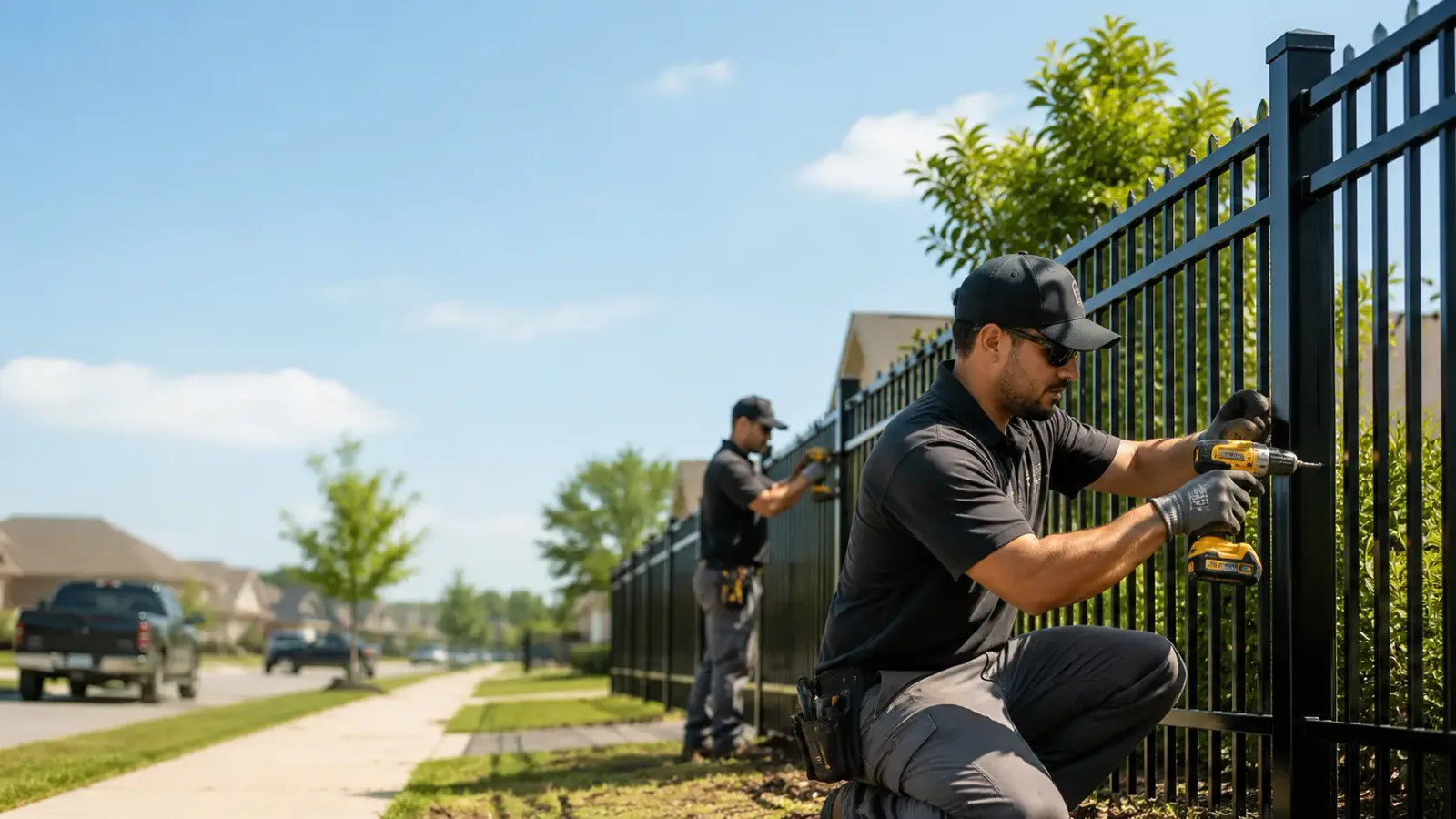 Metal Fence Installation in Charleston, MS